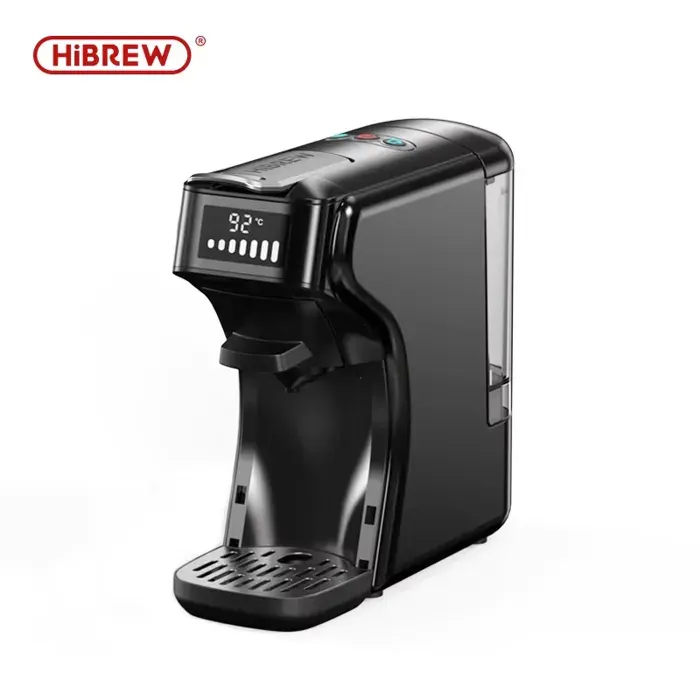 Machine à café à capsules HiBREW H1B 6 en 1 café chaud/froid Dolce Gusto poudre Nespresso noir