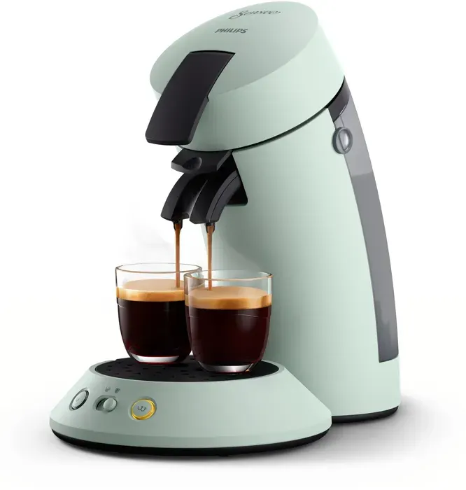 Machine à café à capsules - PHILIPS - CSA210/20 - 07 L - Couleur menthe - 15 bar