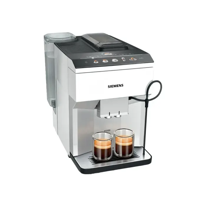 Machine à café à grain Siemens EQ500 TP515R02 Classic – argentée/blanche