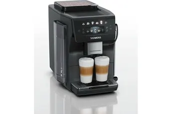 Machine à café à grain Siemens - Expresso Broyeur - EQ600 iAroma - Noir et buse inox
