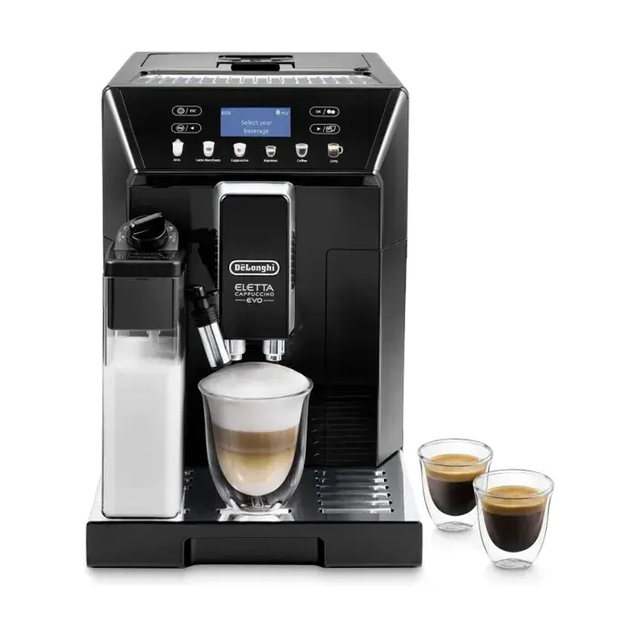 Machine à café automatique DeLonghi Eletta - Noir - Expresso (capsule) - 15 bar - Grains de café