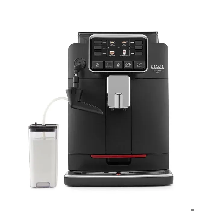Machine à café automatique - Gaggia Cadorna Milk - Broyeur céramique - 15 bars - Réservoir 15 L — coloris Noir