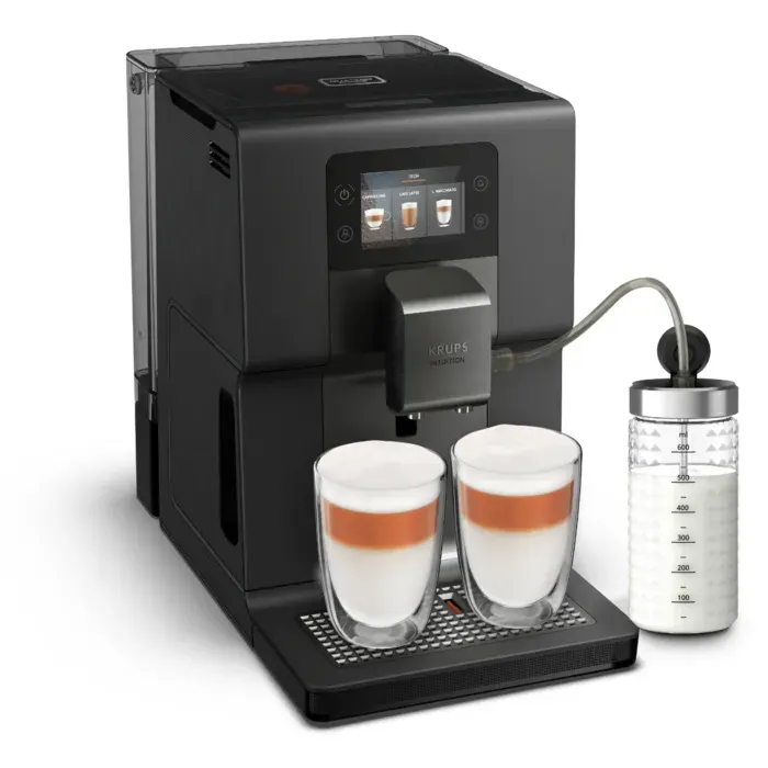 Machine à café automatique - KRUPS - EA875U10 - 3 litres - 1450 W - 15 bars - Écran couleur