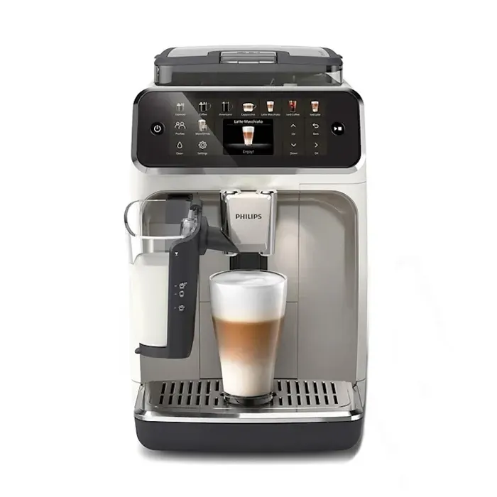Machine à café automatique - PHILIPS - EP5543/90 - 20 boissons - Système de lait LatteGo - 15 bars de pression