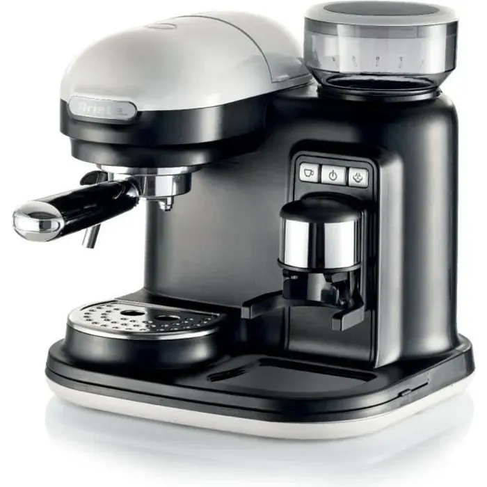 Machine à café avec broyeur - Ariete - 1318WHITE - Blanc - 15 bar - 1450 Watt