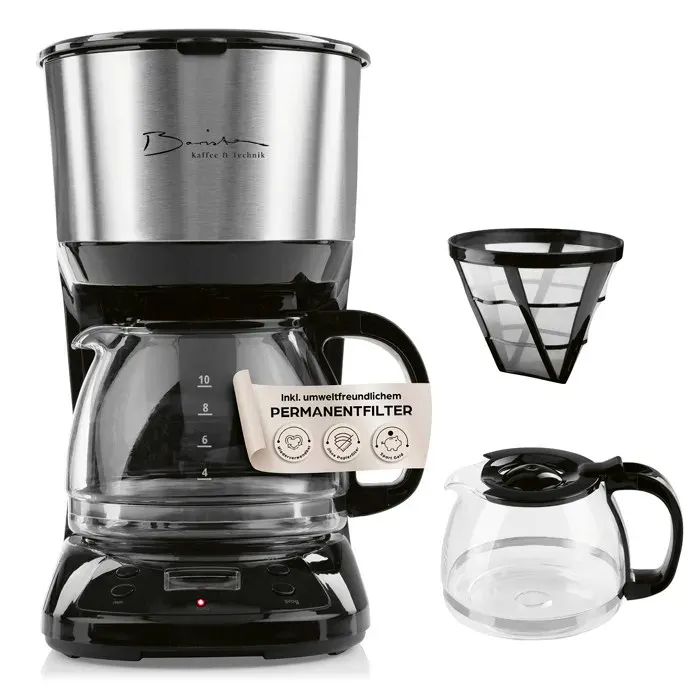 Machine à café - BARISTA - Modèle 125L - 750W - Écran LCD - Filtre permanent lavable