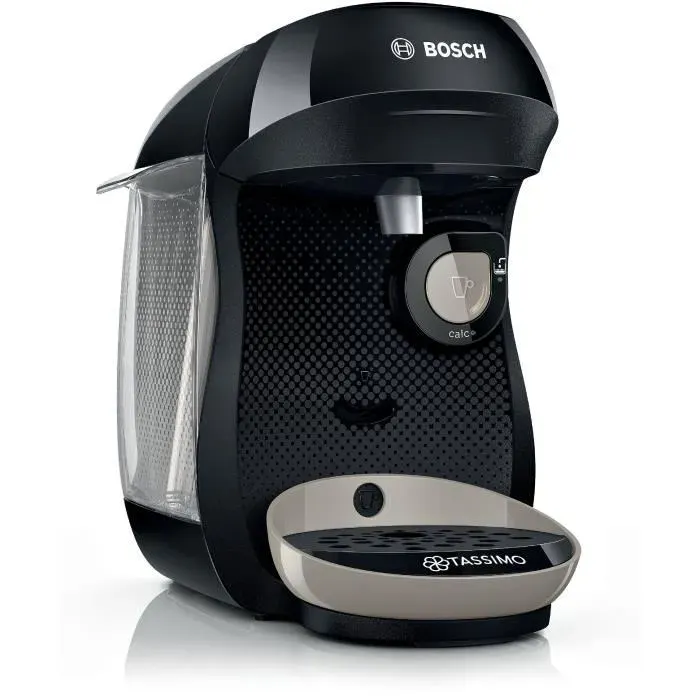 Machine à café - BOSCH - TAS109E - Tassimo Happy - 1400 W - 07 L - Noir / Crème
