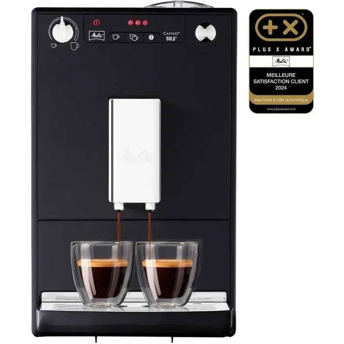 Machine à café broyeur à grain - Melitta - Solo - Noir