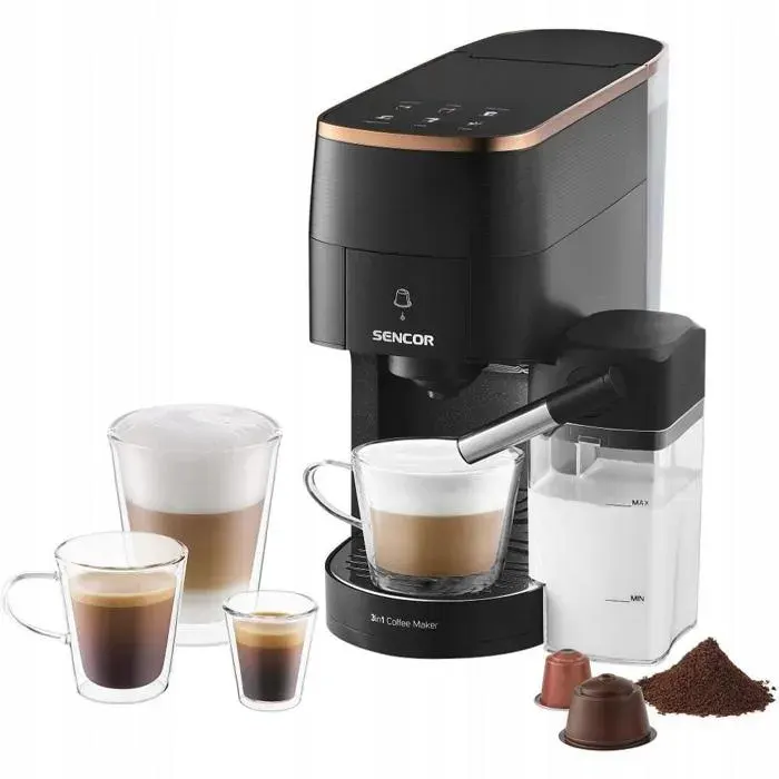 Machine à café capsule Sencor SCC 3000BK 19 bars