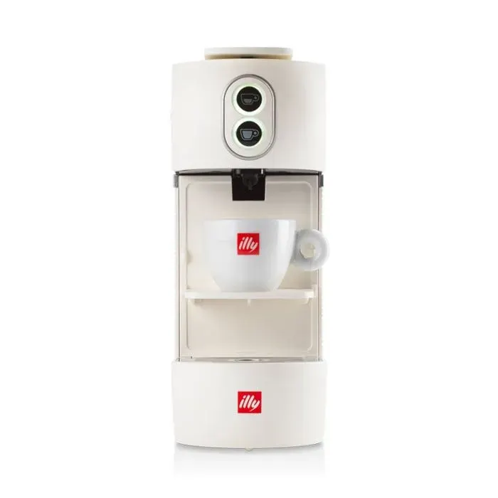 Machine à café dosette Illy - Modèle ESE 44 mm - Filtre papier - 1000 ml - Blanc