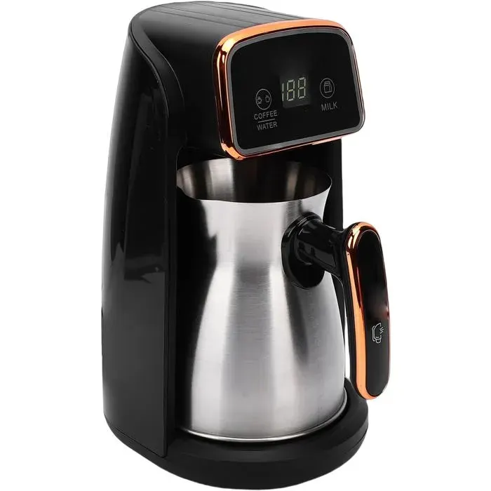 Machine À Café Électrique Pratique Pour La Maison Et Le Bureau Cafetière Turque Portable En Acier Inoxydable 1 Cafetière Et Machi