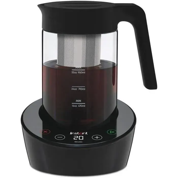 Machine à café et à thé glacé - INSTANT - Cold Brewer - Infusion rapide - Pichet en verre - 900 ml