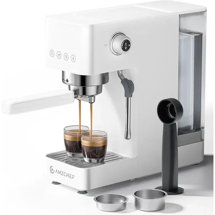 Machine À Café Expresso 20 Bars Avec Mousseur À Lait Professionnel Petite Machine À Café Pour Cappuccino Latte Et Macchia[CA303]