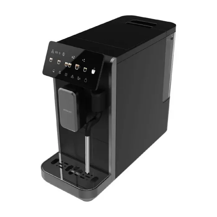 Machine à café Expresso broyeur - CECOTEC - CremmaetLungoSteam - 19 bars - 280 g - 2 L - 5 boissons - Noir