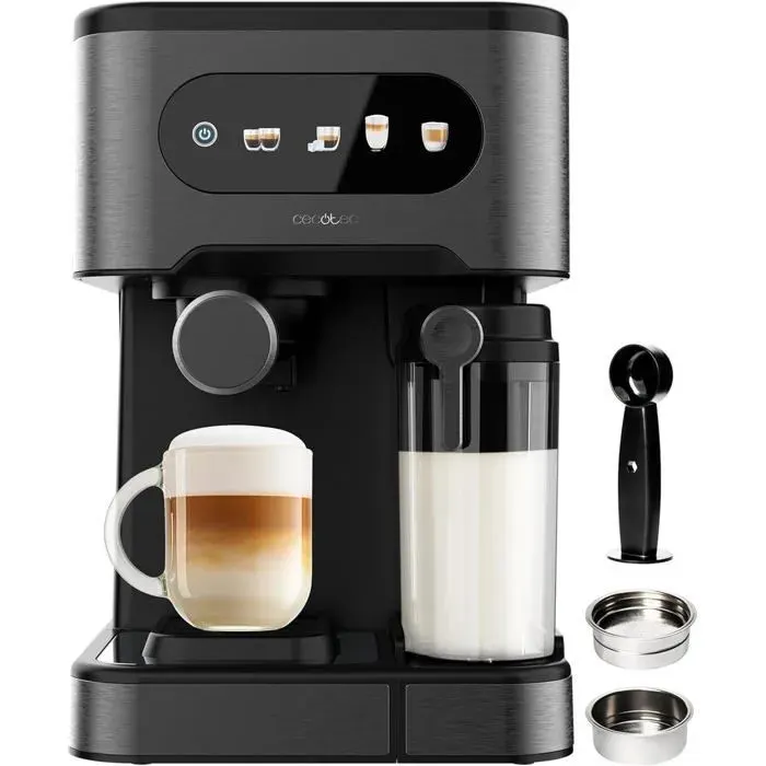 Machine à café expresso - Cecotec - Power Espresso 20 ColdBrew Latte Fresh - 20 bars - Écran tactile couleur