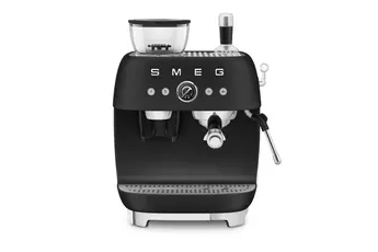 Machine à café expresso combiné broyeur Smeg EGF03BLMEU Noir — vue 2
