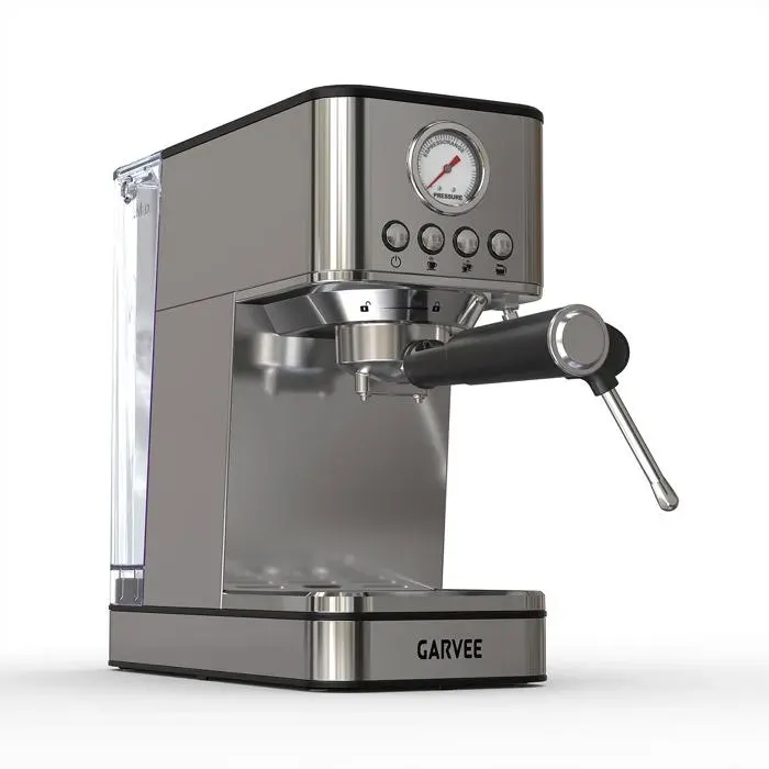 Machine à café expresso italienne 20 bars thermoblock rapide mousseur à lait réservoir 17 L nettoyage facile