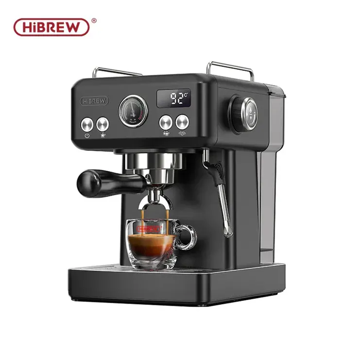 Machine à café expresso semi-automatique HiBREW H10A 20 bars cafetière à café chaud/froid - Noir