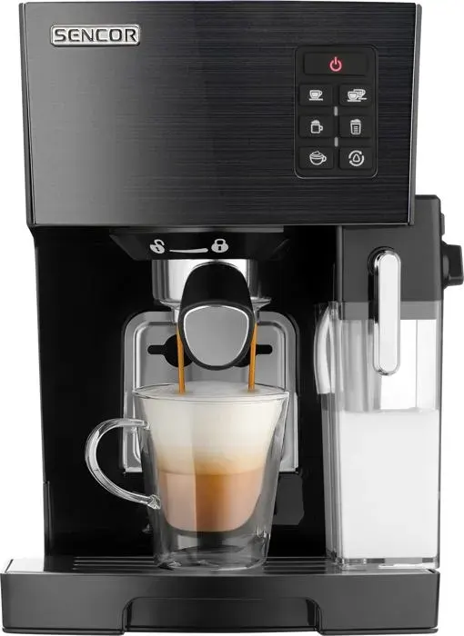 Machine à café expresso - Sencor - SES 4050SS-EUE3 - 20 bars - Réservoir 14L - Autonettoyante