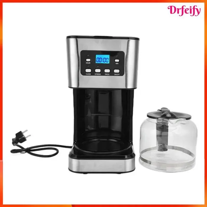 Machine à café filtre - AKOZON - Goutte à goutte - 12 tasses (15 L) - Programmable - Maintien au chaud