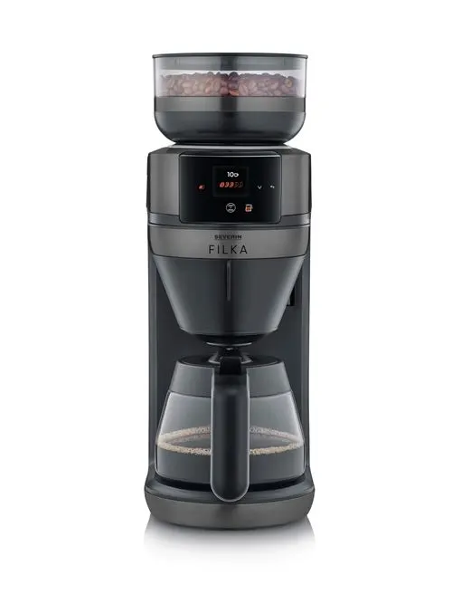 Machine à café filtre automatique Séverin Filka 2.0 KA 4854 Noir Inox