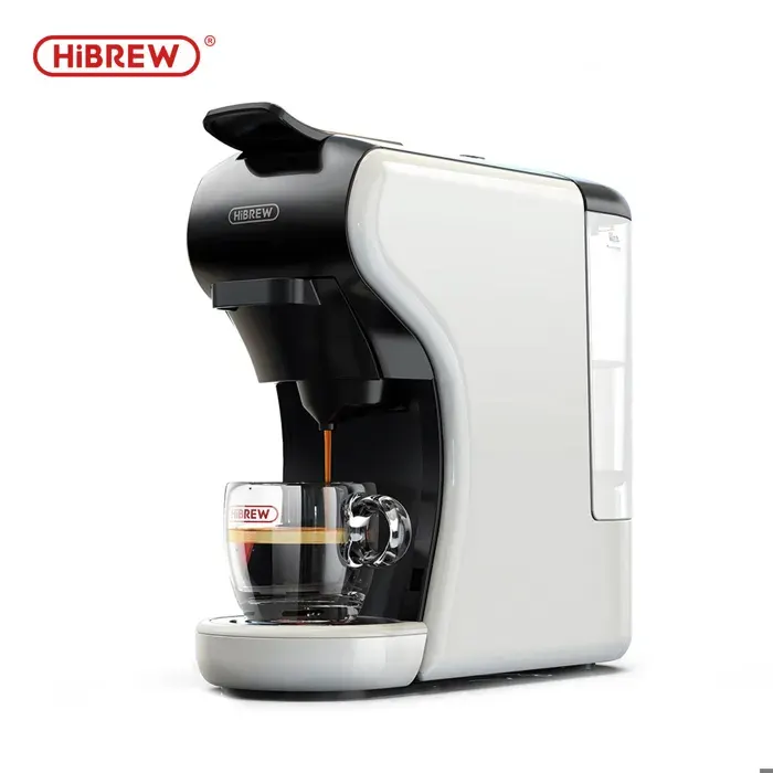 Machine à café HiBREW H1A 19 bars 4 en 1 expresso multi-capsules blanc
