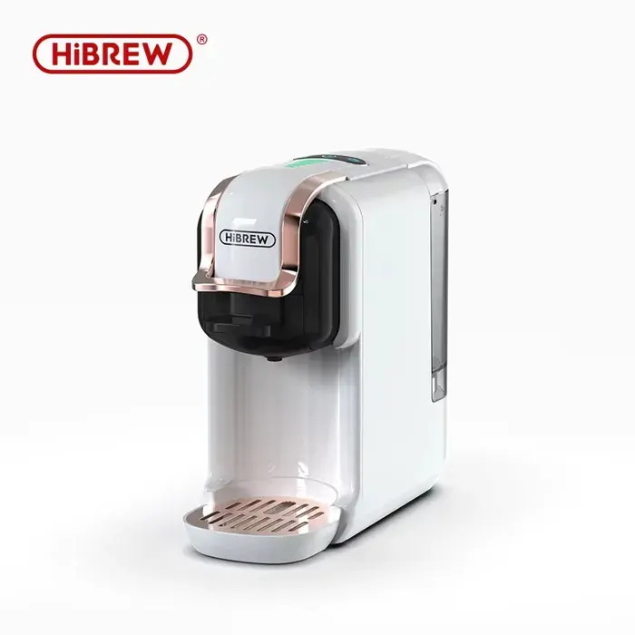 Machine à café HiBREW H2B 5 en 1 à capsules multiples 20 bars capsules DG Cappuccino NES petites capsules ESE café moulu blanc