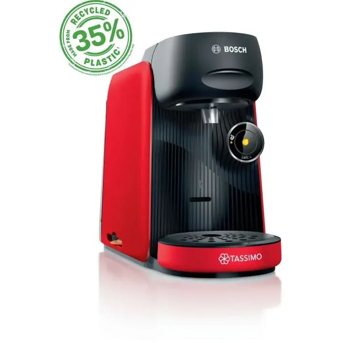 Machine à café multi-boissons - BOSCH TASSIMO - TAS163E - T16 Finesse - 1400 W - 07 l - Rouge