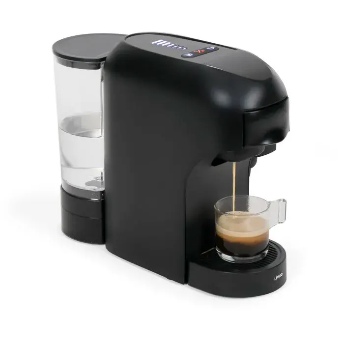 Machine à café multi-capsules 3-en-1 - LIVOO - DOD217N - 1400 W - 7 niveaux dintensité du café - Noir