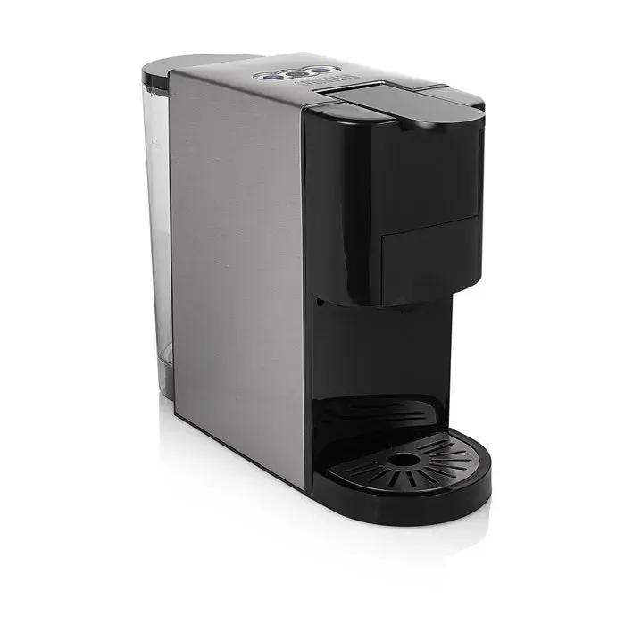 Machine à café multi capsules Inox - 4 en 1 Princess 249450 - 19 bars - Convient à différentes variétés de cafés