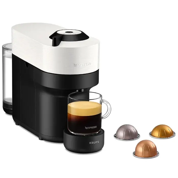 Machine à cafe Nespresso Vertuo Pop blanc Krups XN920110