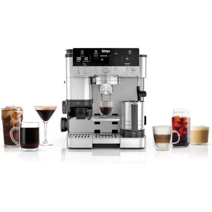 Machine à café - NINJA - ES601EU Luxe Premier - 1650 W - 2 Litres - Acier inoxydable