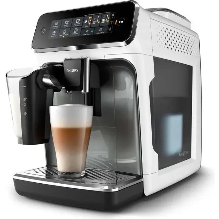Machine à café - PHILIPS - Series 3200 EP3249/70 - 15 bar - Grains de café - LatteGo