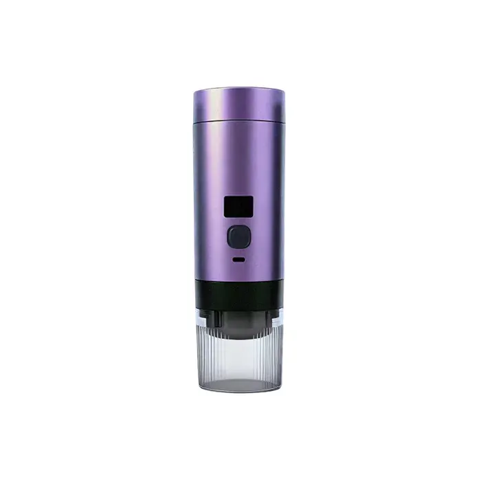 Machine à café portable 3-en-1 pour capsules extraction chauffante expresso café américain idéale voyage campingPurple