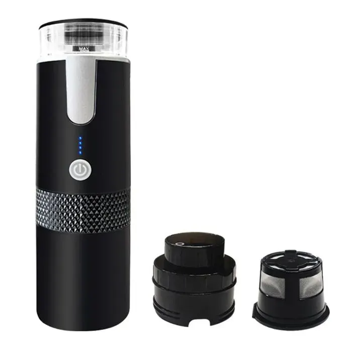 Machine à café portable - AIMOONSA - 170 ml - Espresso - Compatible capsules & K-Cup - Batterie 1200 mAh