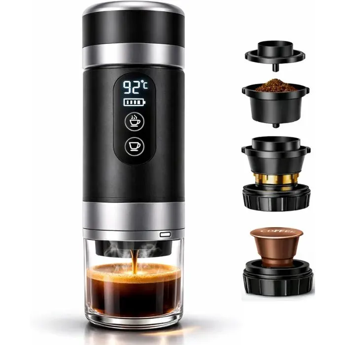 Machine À Café Portable Multi Compatible Nespresso Dolce Gusto Et Café Moulu - Version Améliorée 2026 - Machine À Café Portable Mul