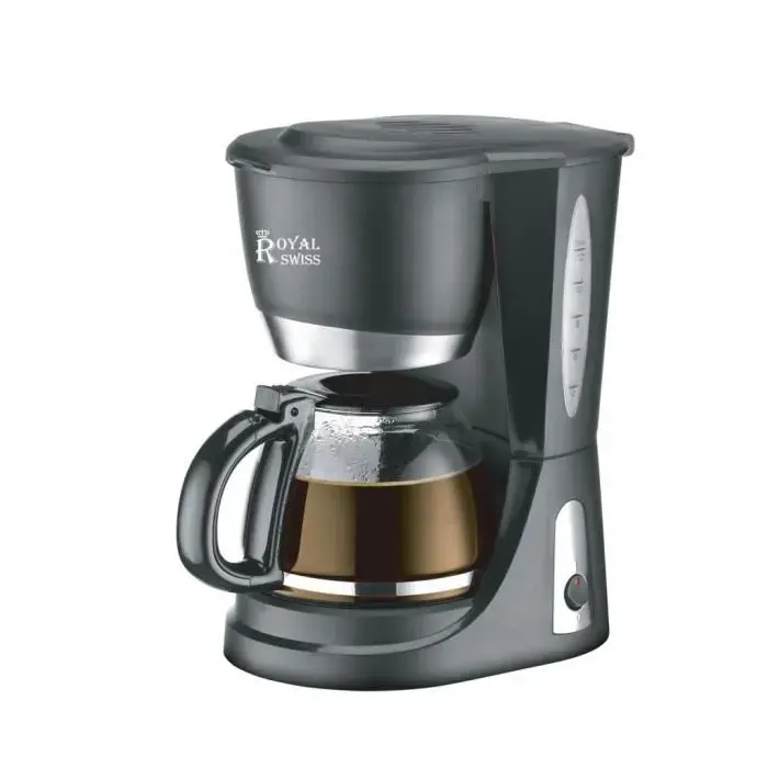 Machine à café - ROYAL SWISS - Gris - Compatible café moulu - 125L - Filtre