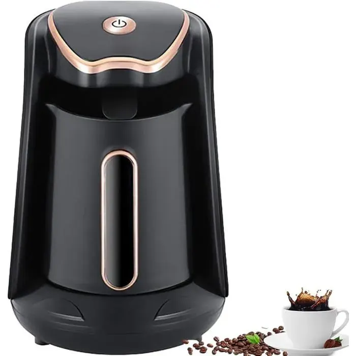 Machine à café turque automatique 400 W 300 ml 1 à 4 tasses anti-débordement portable pour la maison
