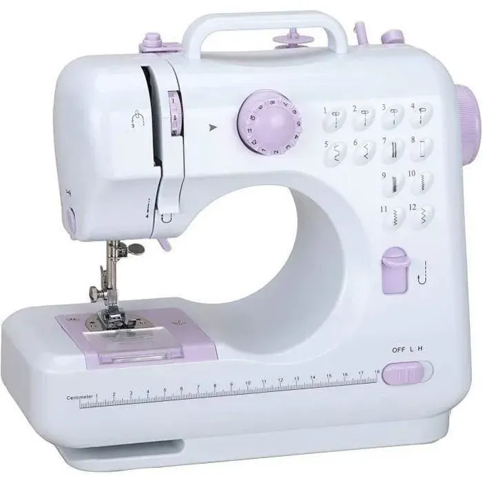 Machine à Coudre - ARTIZLEE - 12 Modèles - 2 Vitesses - Débutant - Portable
