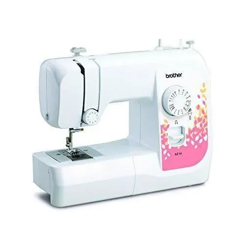 Machine à coudre Brother AZ14 - 14 fonctions de couture - Blanc/Rose