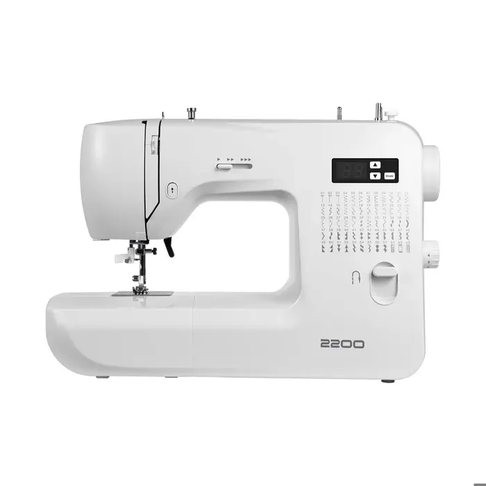 Machine à Coudre Électrique - DUOKU - 2200 - 60 Points de Couture - Écran LED - Pédale Intégrée — coloris Blanche