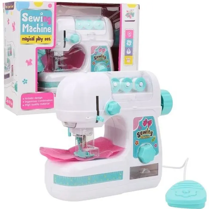 Machine à Coudre Électrique Taille Moyenne Jouet Éducatif Jouet Intéressant pour Enfants Fills