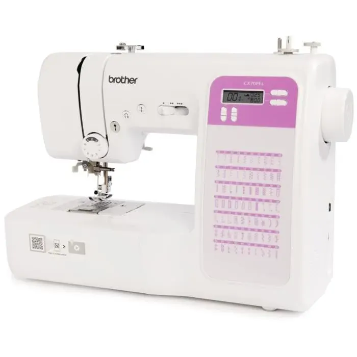 Machine à coudre électronique Brother CX70 PES ( Patchwork Edition ) 70 programmes de couture