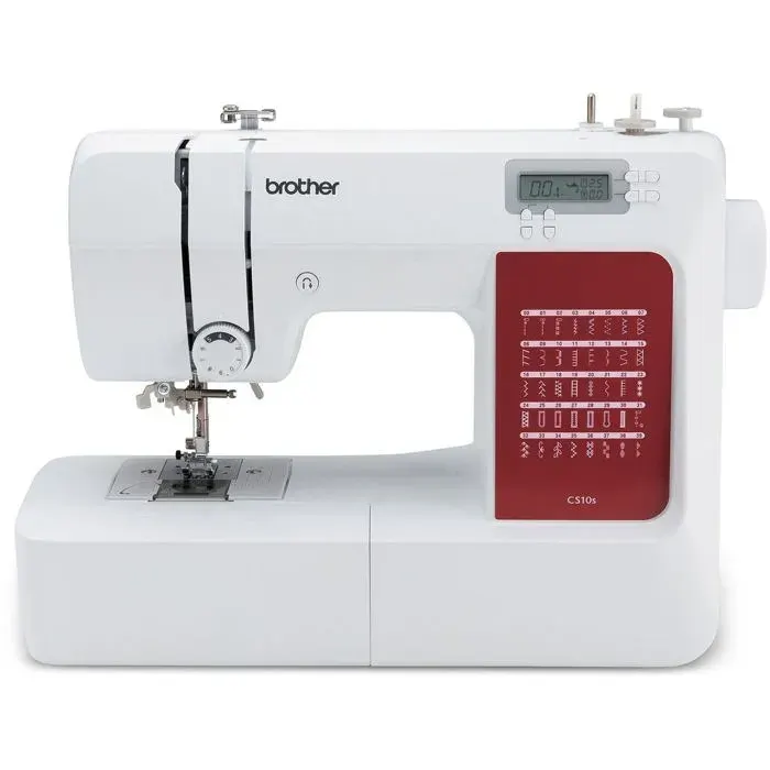 Machine à coudre informatisée blanche - Brother - Jusquà 10 boucles automatiques - 30 à 59 lignes - Éclairage LED