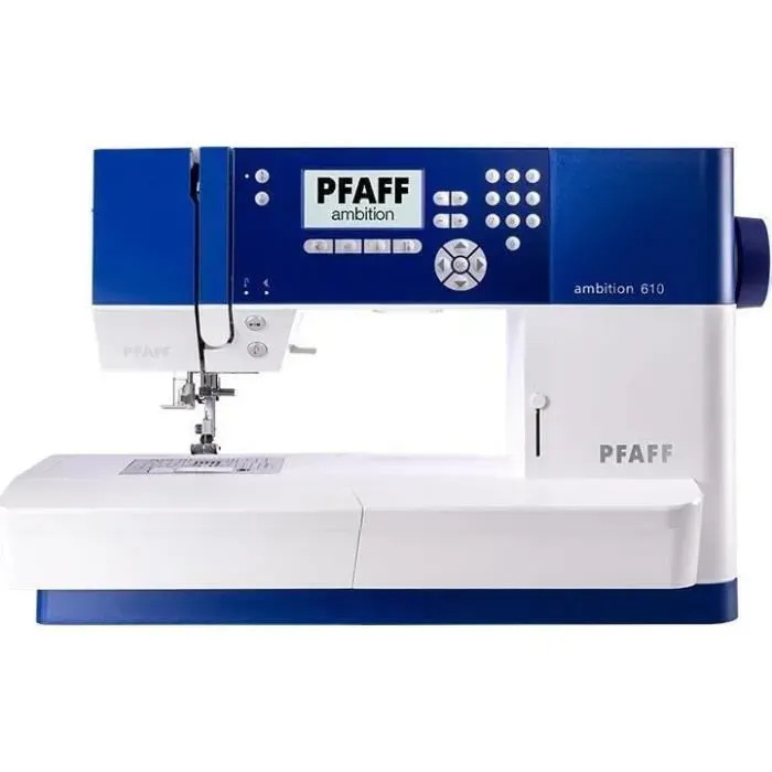 Machine à coudre - Pfaff - Ambition 610 - Écran LCD - 110 points - Système IDT™