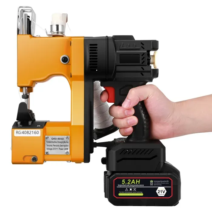 Machine À Coudre Portable 21V 50000mAh Machine a Coudre Professionnelle Industrial Machine a Coudre a Main pour Sac tissé