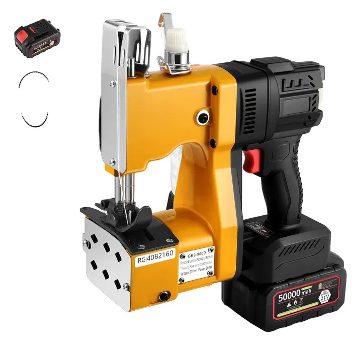 Machine à coudre pour sacs 190W de puissance batterie de 50000mAh 220V Prise EU