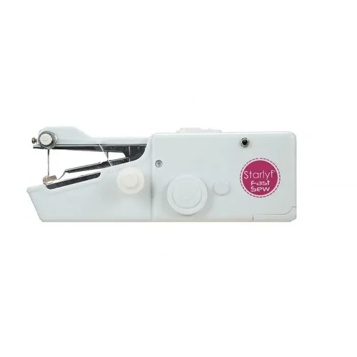 Machine à Coudre Starlyf Fast Sew Venteo Blanc Adulte Pratique sans fil et légère + 2 bobines