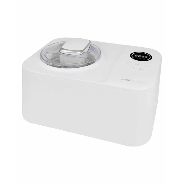 Machine à crème glacée - CLATRONIC - ICM3784 - 12 L - 110 W - Écran LED & minuterie 5-120 min