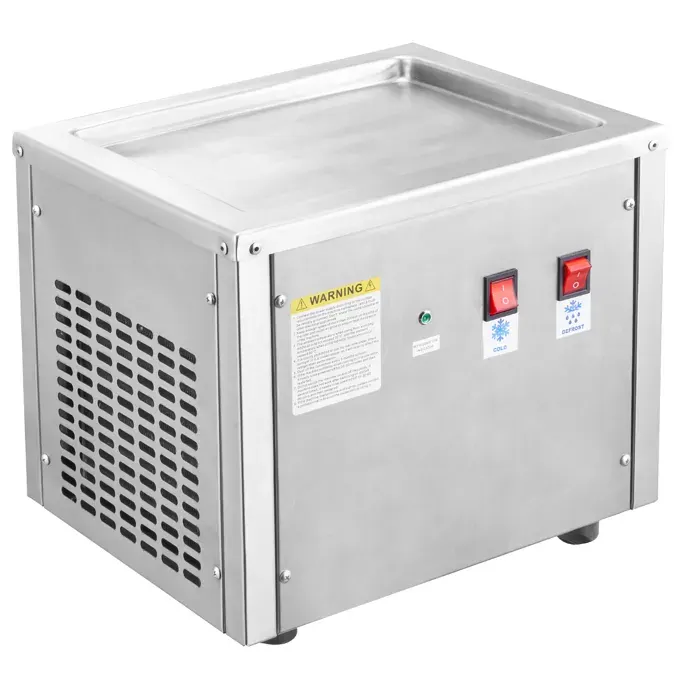 Machine à Crème Glacée - DUOKU - CBJF-1DC280 - Acier Inoxydable - Compresseur Inclus - 1 Bac
